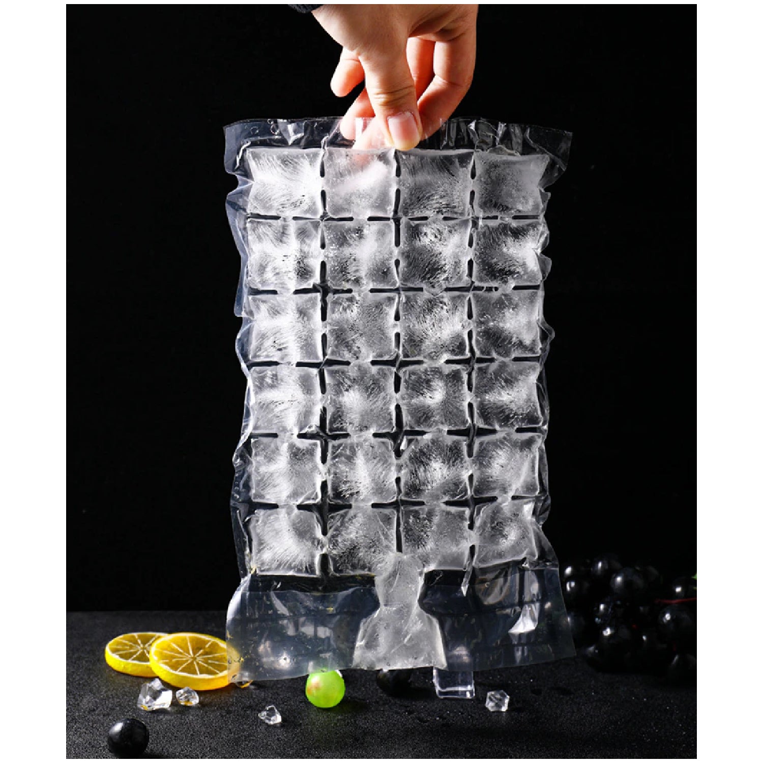 2905 Disposable Ice Cube Bags Stackable Easy Release Ice Cube Mold Trays Self-seal Freezing Makercold Ice Pack Cooler Bag For Cocktail Food Wine 2905 Disposable Ice Cube Bags Stackable Easy Release Ice Cube Mold Trays Self-seal Freezing Makercold Ice Pack Cooler Bag For Cocktail Food Wine